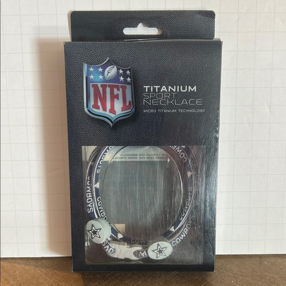 NFL Titanium Sport Necklace - Cowboys
